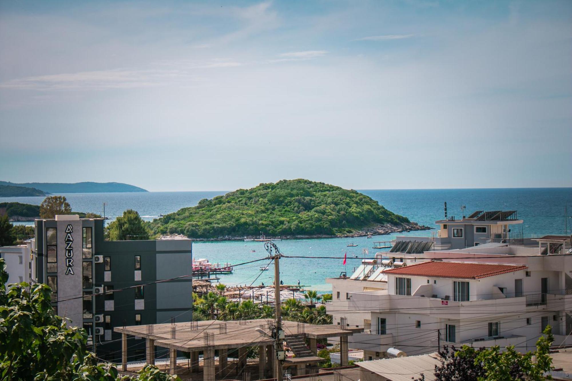 La Luna Hotel Ksamil Bagian luar foto